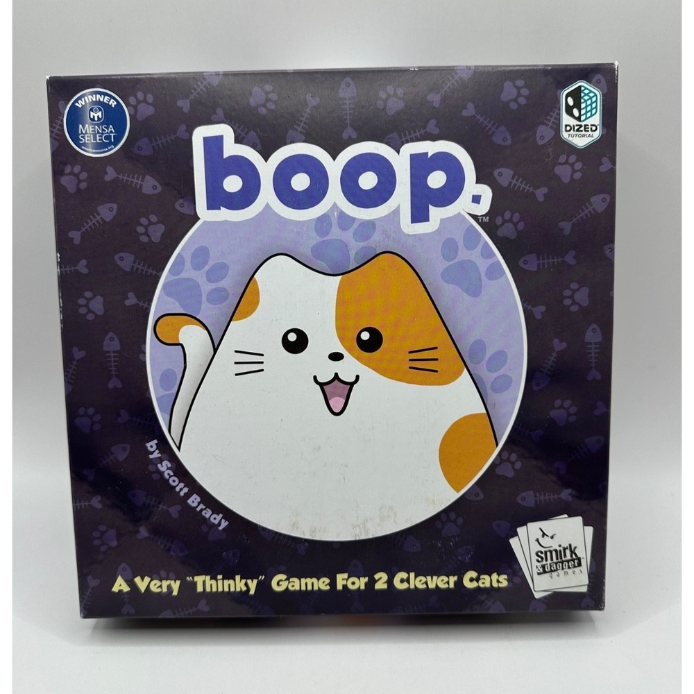 Boop A Very Thinky‎ Game for 2 Clever Cats Smirk & Dagger Games COMPLETE